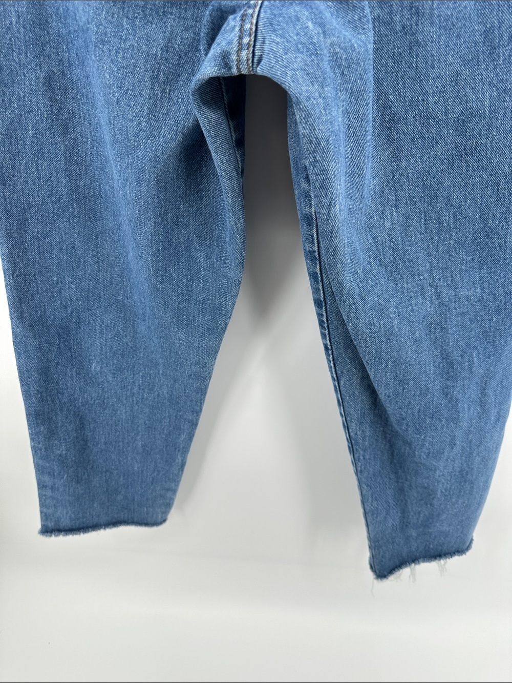 VTG Y2K Grunge Heritage Coastal Blue High-Rise Mom Eddie Bauer Jeans Sz4 - Picture 9 of 16